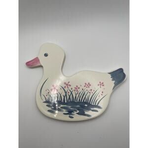 COUNTRY CHARM CERAMIC GOOSE TRIVET RUSS